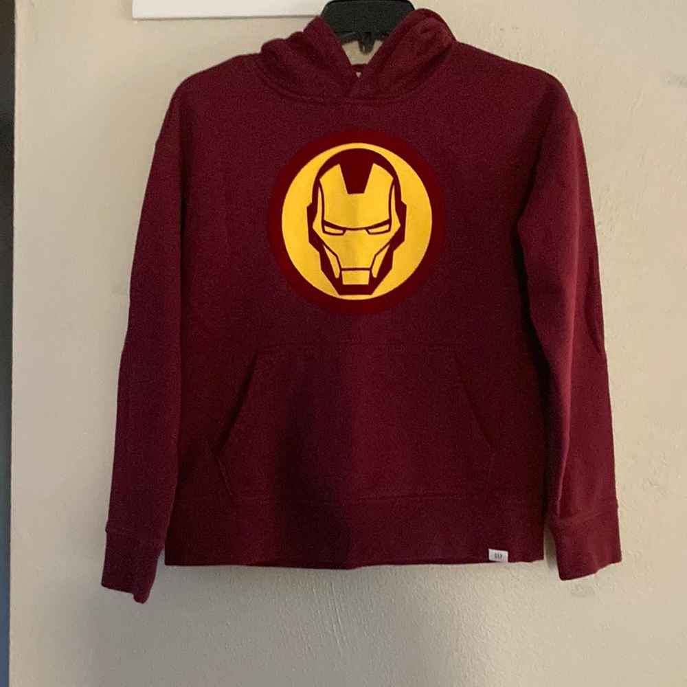 Gap kids Ironman hoodie size 12